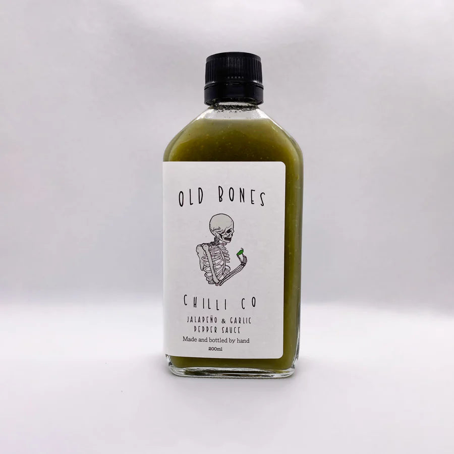 Old Bones Jalapeno & Garlic Pepper Sauce